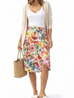 RIPSKIRT HAWAII 🌺  Length 3 Wildflower Watercolor Size Large Skirt Coverup